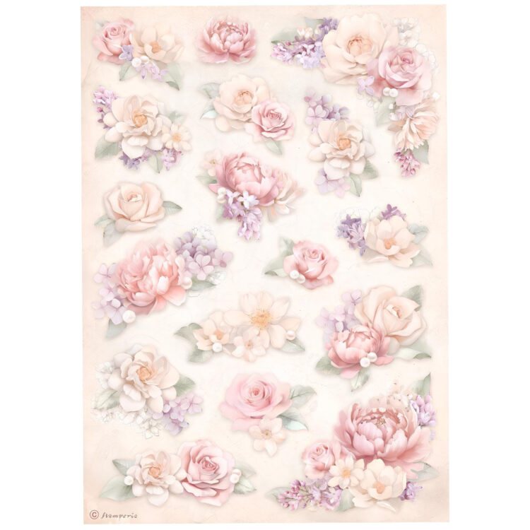 483500 (1) STAMPERIA ROMANCE FOREVER ДЕКУПАЖНА ХАРТИЯ А4 - DFSA4835 - Изображение 1