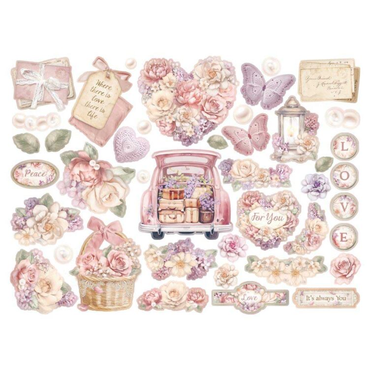 STAMPERIA ROMANCE FOREVER DIE CUTS DFLDC90 - Изображение 2