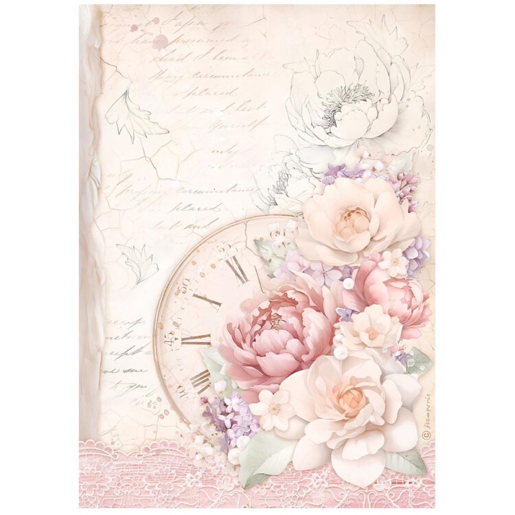 DFSA4831 (1) STAMPERIA ROMANCE FOREVER ДЕКУПАЖНА ХАРТИЯ А4 - DFSA4831 - Изображение 1