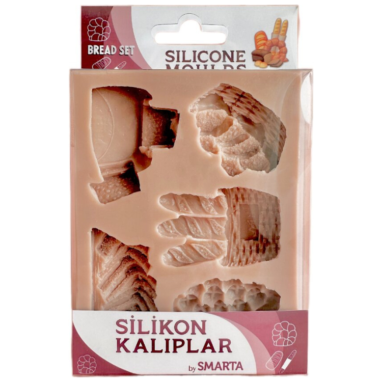 1013027 SMARTA СИЛИКОНОВИ МОЛДОВЕ - BREAD SET SK1013027 - Изображение 1