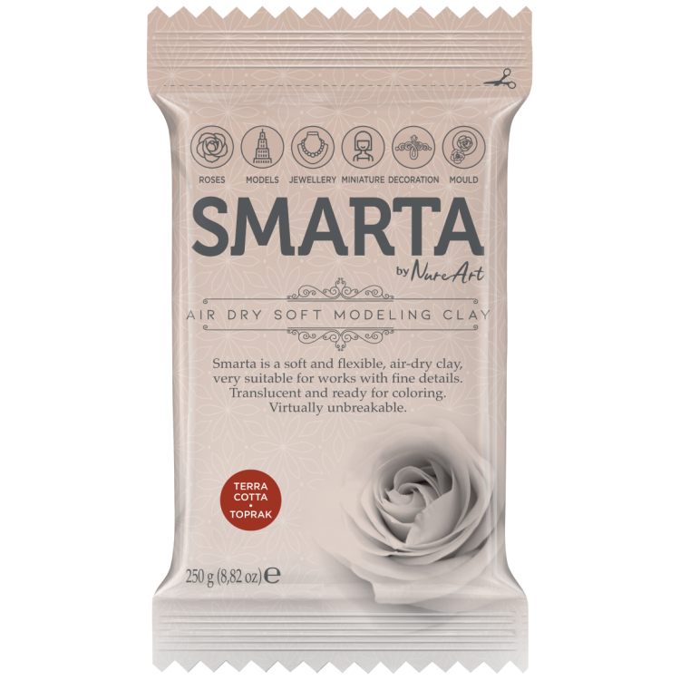 250gr 612933 SMARTA САМОСЪХНЕЩА ГЛИНА 250 ГР - TERRACOTTA 15 - Изображение 1