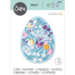 SIZZIX ЩАНЦИ ЗА ИЗРЯЗВАНЕ - INTRICATE FLORAL EASTER EGG