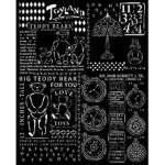 STAMPERIA BROCANTE STENCIL 20Х25 СМ-KSTD159