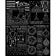 STAMPERIA BROCANTE STENCIL 20Х25 СМ-KSTD159