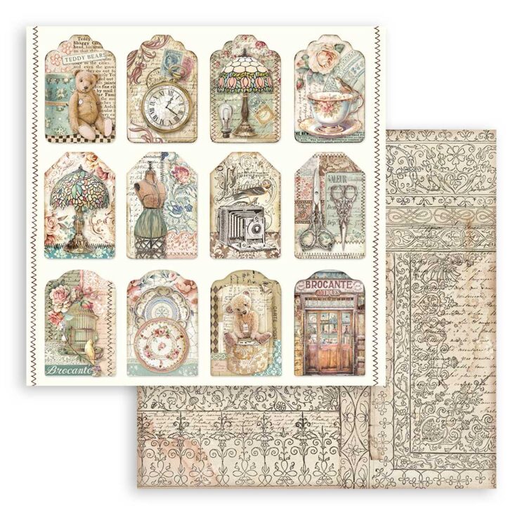 STAMPERIA BROCANTE БЛОКЧЕ 30,5/30,5 СМ -SBBL150 - Изображение 32