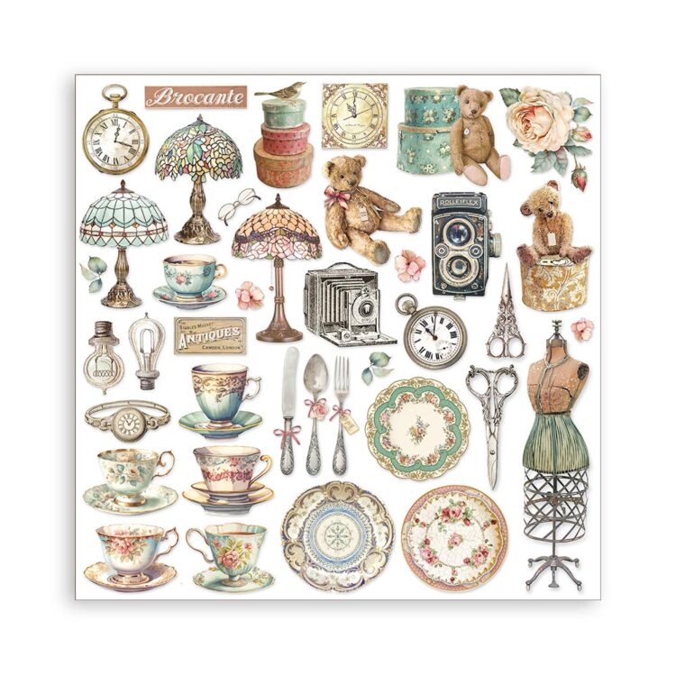 STAMPERIA BROCANTE БЛОКЧЕ 30,5/30,5 СМ -SBBL150 - Изображение 3