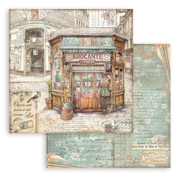 STAMPERIA BROCANTE БЛОКЧЕ 30,5/30,5 СМ -SBBL150 - Изображение 5