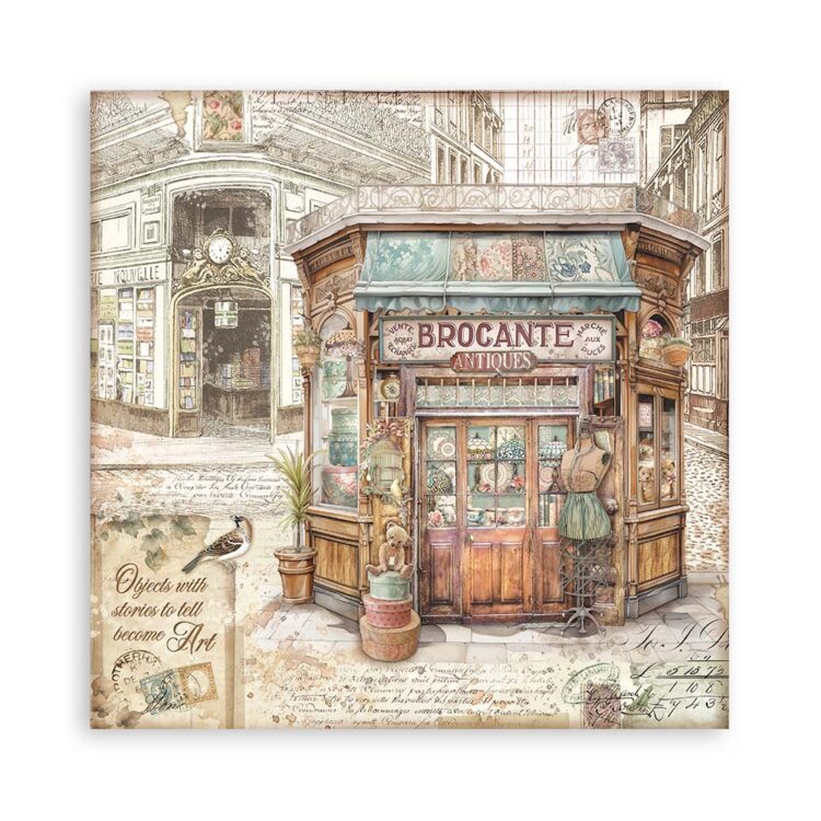STAMPERIA BROCANTE БЛОКЧЕ 30,5/30,5 СМ -SBBL150 - Изображение 6