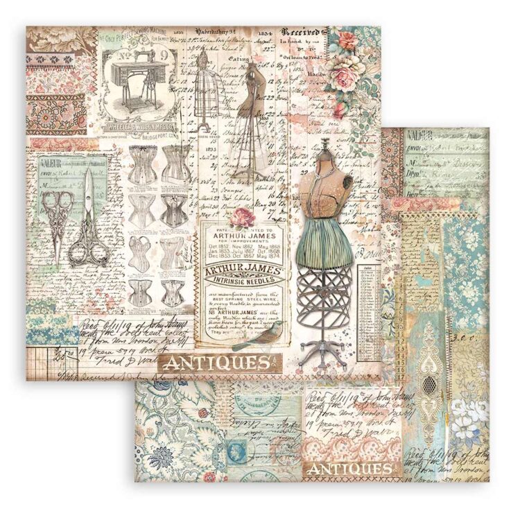 STAMPERIA BROCANTE БЛОКЧЕ 30,5/30,5 СМ -SBBL150 - Изображение 8