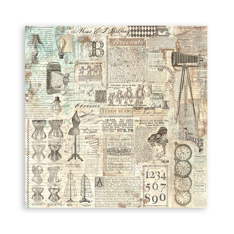 STAMPERIA BROCANTE БЛОКЧЕ 20,3/20,3 СМ -SBBSXB02 - Изображение 17