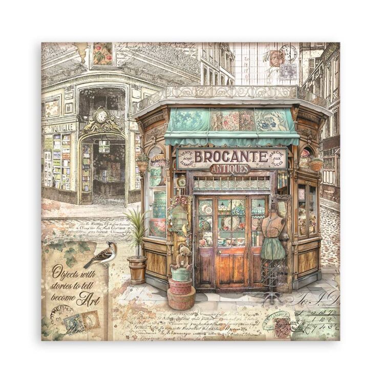 STAMPERIA BROCANTE БЛОКЧЕ 20,3/20,3 СМ -SBBSXB02 - Изображение 20
