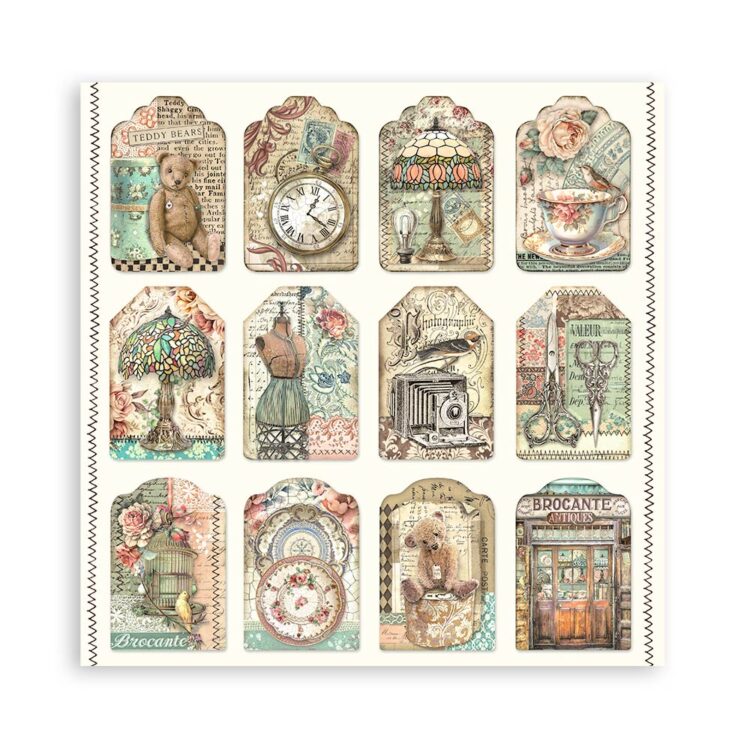 STAMPERIA BROCANTE БЛОКЧЕ 20,3/20,3 СМ -SBBSXB02 - Изображение 22
