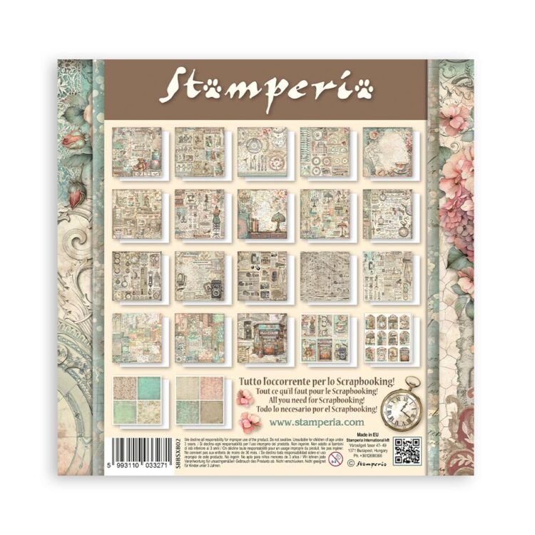 STAMPERIA BROCANTE БЛОКЧЕ 20,3/20,3 СМ -SBBSXB02 - Изображение 2