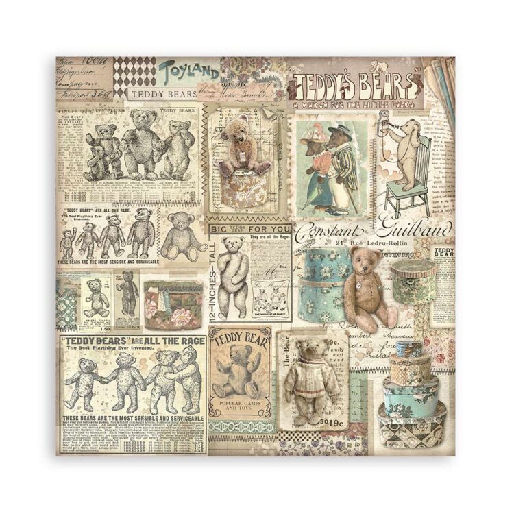 STAMPERIA BROCANTE БЛОКЧЕ 20,3/20,3 СМ -SBBSXB02 - Изображение 4