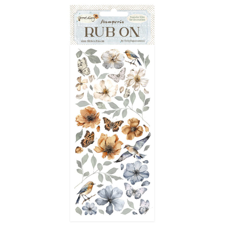 828201 STAMPERIA SECRET DIARY RUB ON 10,16/21,6СМ-DFLRB82 - Изображение 1