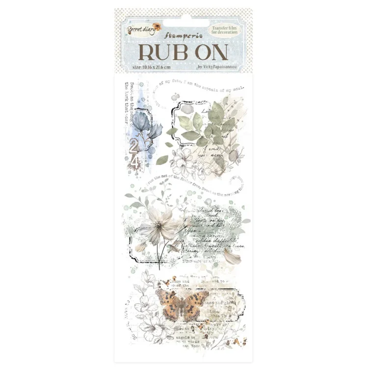 858502 STAMPERIA SECRET DIARY RUB ON 10,16/21,6СМ-DFLRB85 - Изображение 1