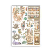 STAMPERIA FORTUNE WASHI PAD 8 ЛИСТА A5 -SBW06