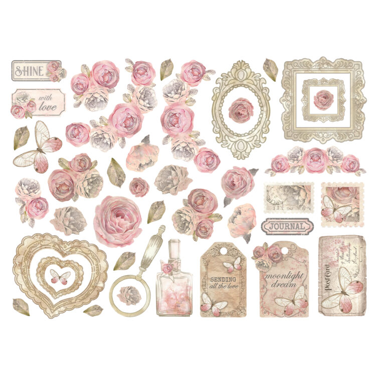 STAMPERIA SHABBY ROSE DIE CUTS DFLDC99 - Изображение 2