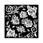 STAMPERIA SHABBY ROSE ШАБЛОН 18Х18 СМ KSTDQ-104