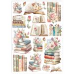 STAMPERIA BOOKS ДЕКУПАЖНА ОРИЗОВА ХАРТИЯ А4 - DFSA4911