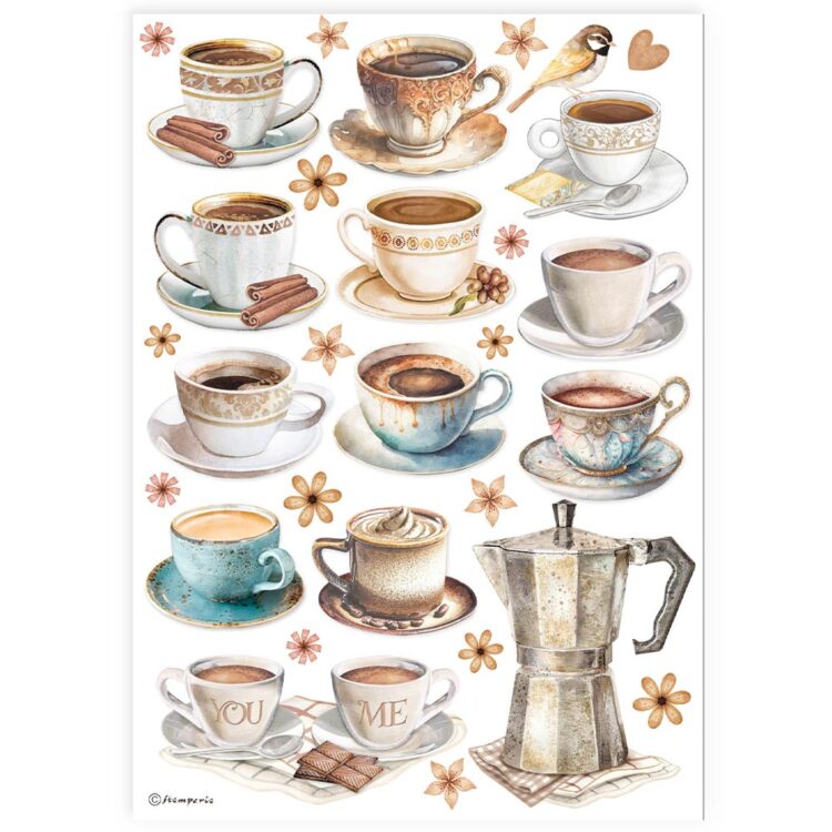 thumb_DFSA4912_1 STAMPERIA CUPS ДЕКУПАЖНА ОРИЗОВА ХАРТИЯ А4 - DFSA4912 - Изображение 1