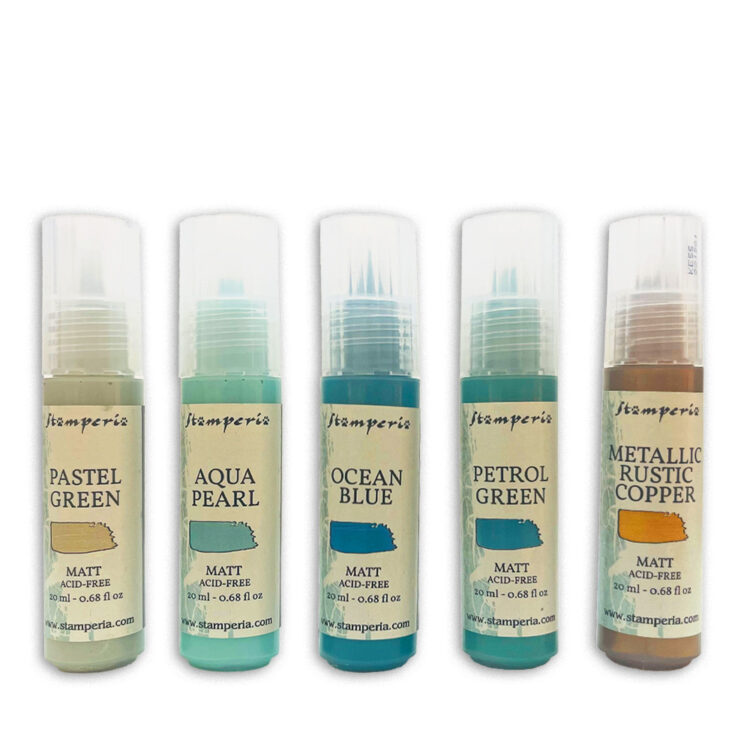 thumb_KE55_1B STAMPERIA PATINA TEXTURE PAINTS SET KE55 5Х20 МЛ - Изображение 1