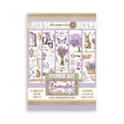 STAMPERIA LAVENDER WASHI PAD 8 ЛИСТА A5 -SBW07