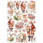 STAMPERIA ДЕКУПАЖНА ХАРТИЯ CHRISTMAS 6БР. А4 DFSA4XCX - Изображение 3