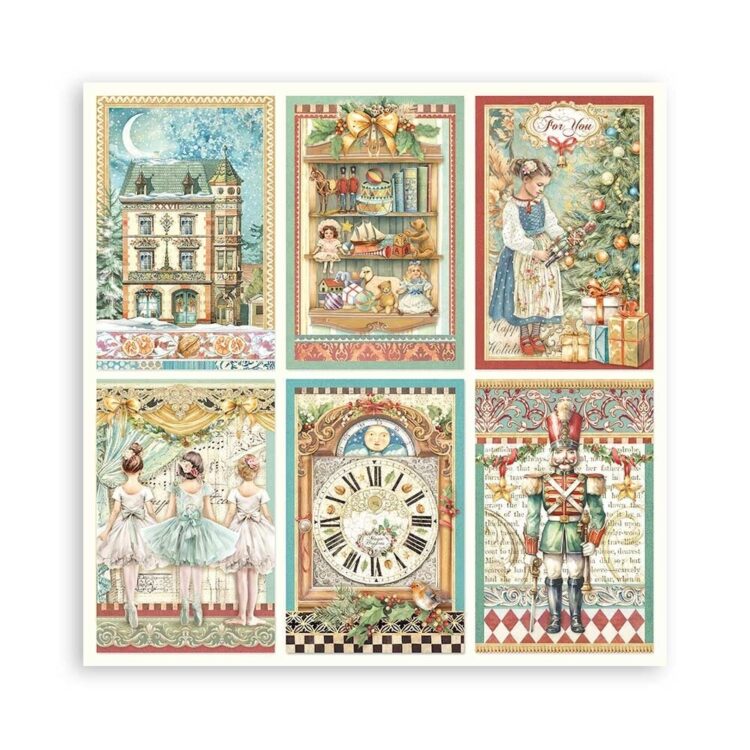 STAMPERIA THE NUTCRACKER БЛОКЧЕ 20,3/20,3 СМ -SBBSXB04 - Изображение 4