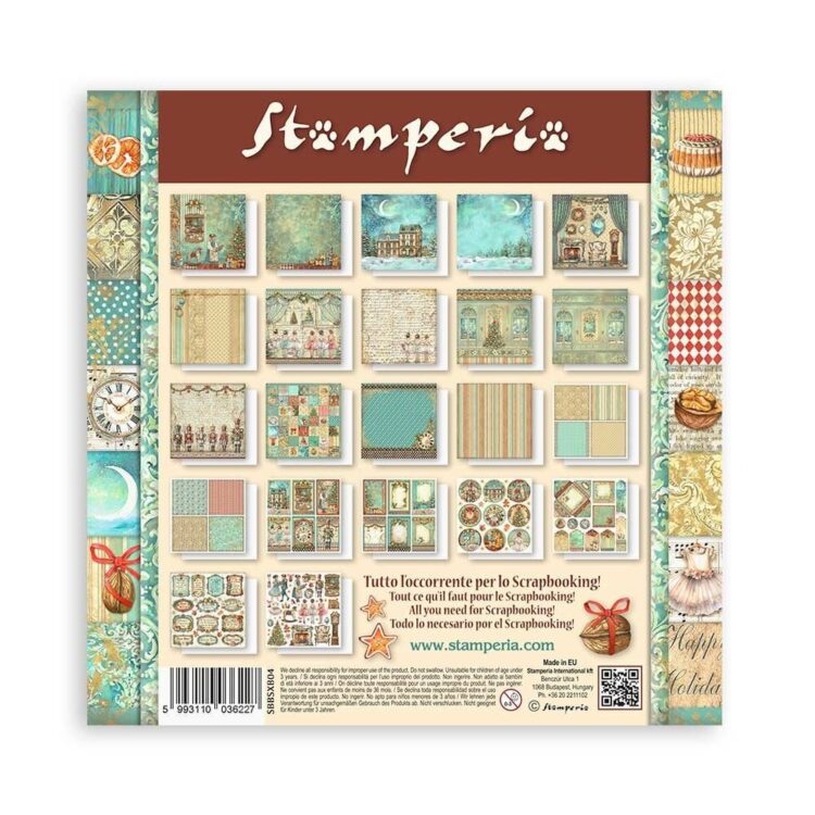 STAMPERIA THE NUTCRACKER БЛОКЧЕ 20,3/20,3 СМ -SBBSXB04 - Изображение 8