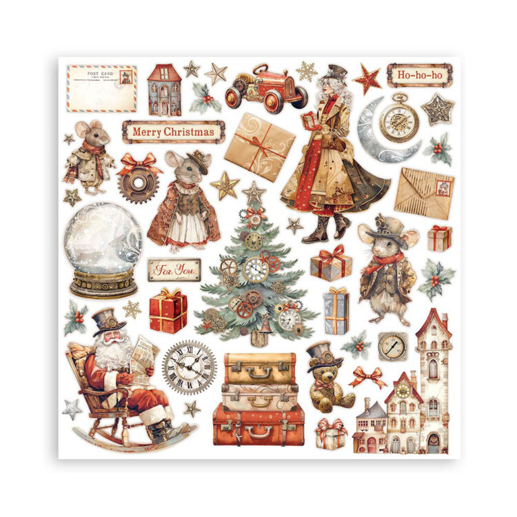 STAMPERIA GEAR UP FOR CHRISTMAS БЛОКЧЕ 20,3/20,3 СМ -SBBS110 - Изображение 12