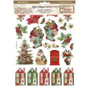 STAMPERIA ДЕКУПАЖНА ХАРТИЯ CHRISTMAS 6БР. А4 DFSA4XCX