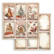 STAMPERIA GEAR UP FOR CHRISTMAS КАРТОН 30,5/30,5СМ-SBB1010