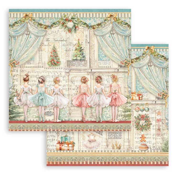 STAMPERIA THE NUTCRACKER КАРТОН 30,5/30,5СМ-SBB1017 - Изображение 1