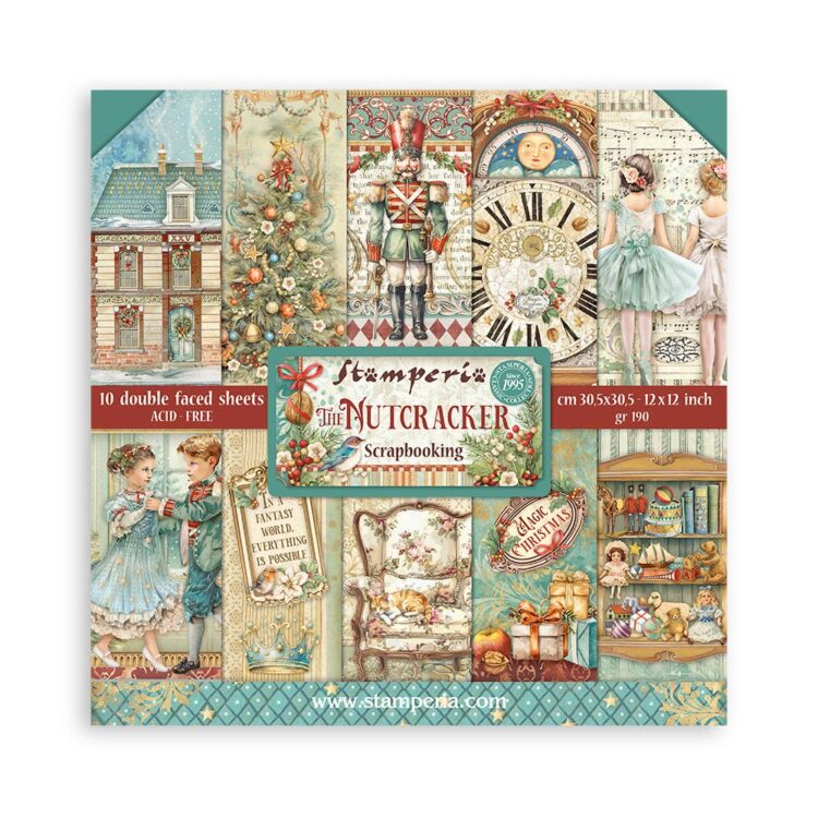 thumb_SBBL158_1 STAMPERIA THE NUTCRACKER БЛОКЧЕ 30,5/30,5 СМ - SBBL158 - Изображение 1
