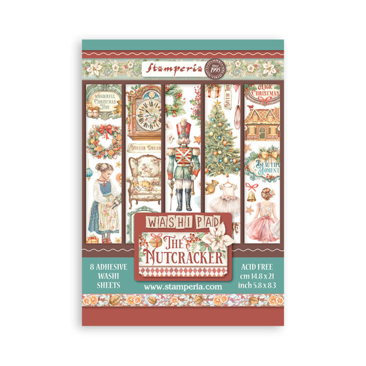 thumb_SBW10_1 STAMPERIA THE NUTCRACKER WASHI PAD 8 ЛИСТА A5 -SBW10 - Изображение 1
