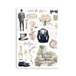 STAMPERIA ROMANCE FOREVER WASHI PAD 8 ЛИСТА A5 -SBW02 - Изображение 9