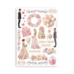 STAMPERIA ROMANCE FOREVER WASHI PAD 8 ЛИСТА A5 -SBW02 - Изображение 3