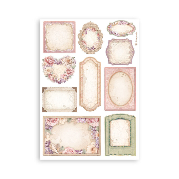 STAMPERIA ROMANCE FOREVER WASHI PAD 8 ЛИСТА A5 -SBW02 - Изображение 5