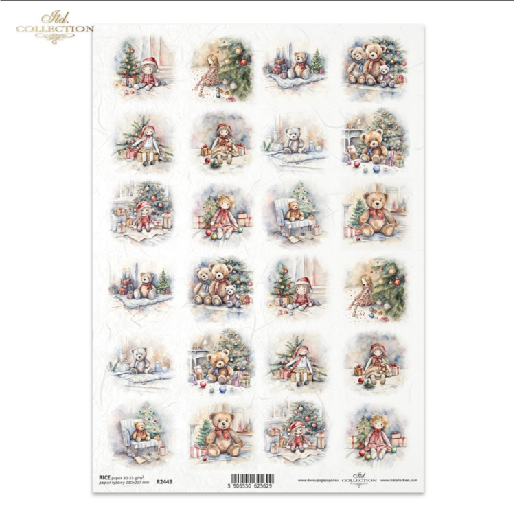 2449000 ITD COLLECTION ДЕКУПАЖНА ОРИЗОВА ХАРТИЯ А4 - R2449 - Изображение 1