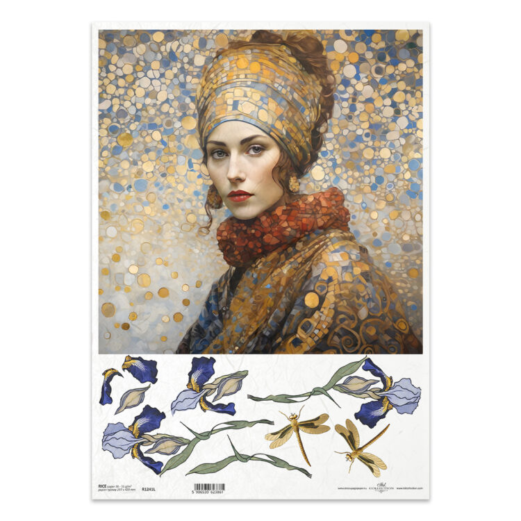 ITD COLLECTION ДЕКУПАЖНА ОРИЗОВА ХАРТИЯ А3 - R1241L - Изображение 1