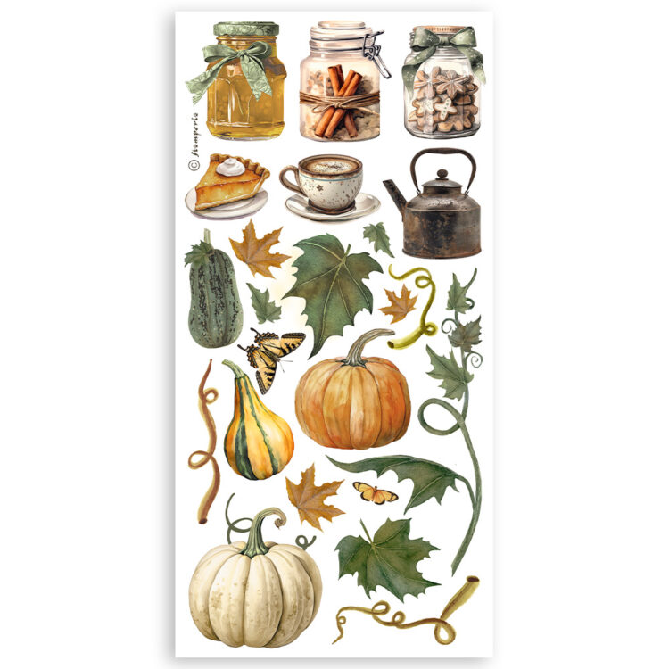 STAMPERIA GOLDEN HARMONY PAPER CUT-OUTS DOUBLE FACE -SBBCT01 - Изображение 3