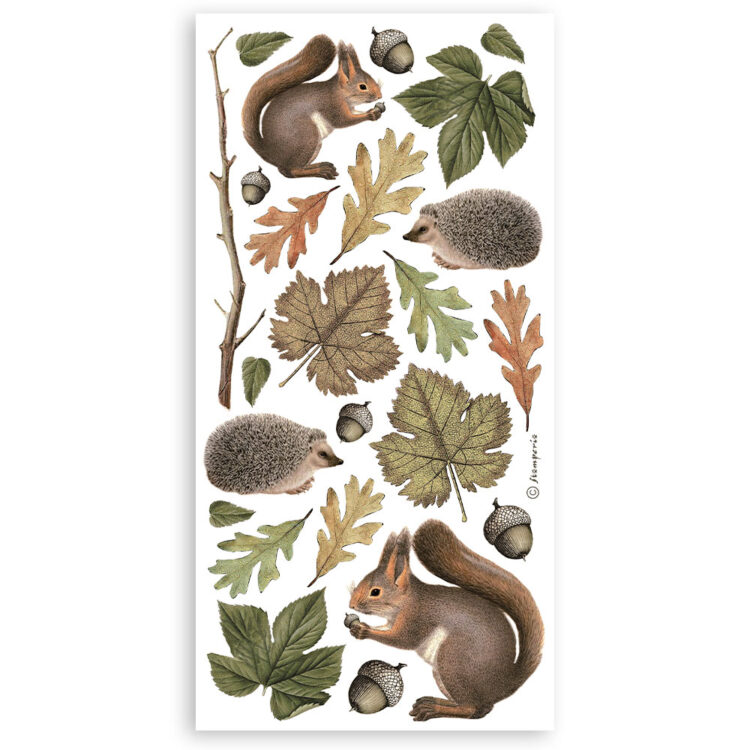 SBBCT02_2 STAMPERIA FOREST PAPER CUT-OUTS DOUBLE FACE - SBBCT02 - Изображение 1