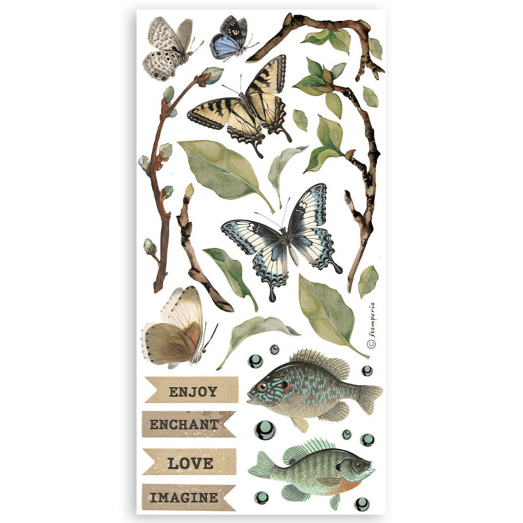 STAMPERIA FOREST PAPER CUT-OUTS DOUBLE FACE - SBBCT02 - Изображение 4