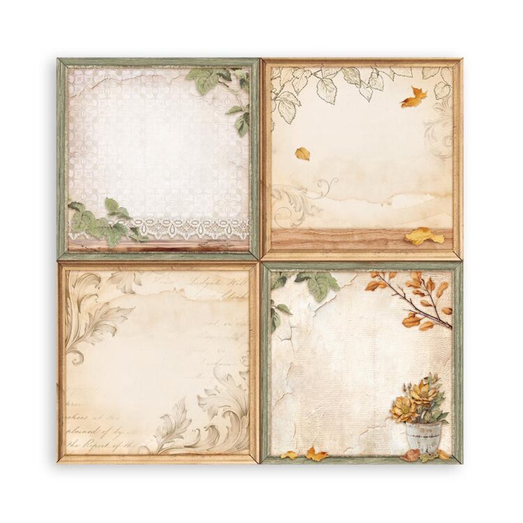STAMPERIA GOLDEN HARMONY БЛОКЧЕ 20,3/20,3 СМ - SBBS114 - Изображение 14