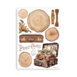 STAMPERIA GOLDEN HARMONY WASHI PAD 8 ЛИСТА A5 -SBW11 - Изображение 6