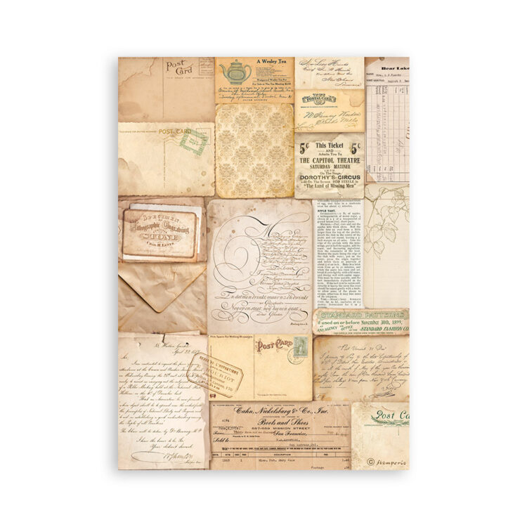 STAMPERIA GOLDEN HARMONY WASHI PAD 8 ЛИСТА A5 -SBW11 - Изображение 7