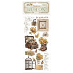 STAMPERIA GOLDEN  СТИКЕРИ RUB ON 10,16/21,6СМ -DFLRB115