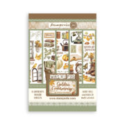 STAMPERIA GOLDEN HARMONY WASHI PAD 8 ЛИСТА A5 -SBW11