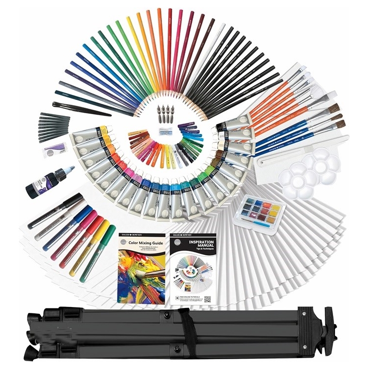 DALER ROWNEY ART STUDIO КОМПЛЕКТ СЪС СТАТИВ 200 ЧАСТИ - Изображение 2